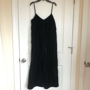 J. Crew Black Velvet 12P Jumpsuit